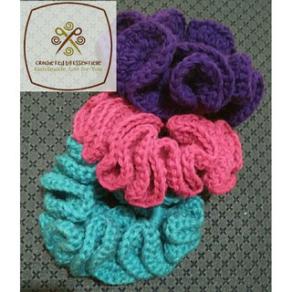 Handmade Scrunchie - Crocheted by Essentielle