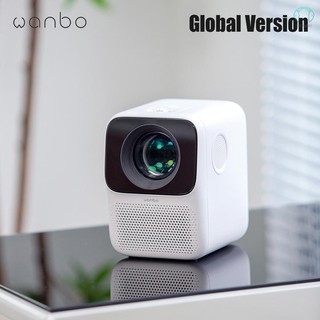 Global Version Wanbo Smart Projector T2 MAX LCD Projector LED Support 1080P Vertical Keystone Correction HDM Interface USB Connection Portable Mini Home Theater Projector