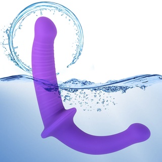 S2sH Dual Penis Head Female Masturbation Adult Product Sex Toys for Lesbian Long Dildo Penis Strap-o (2)