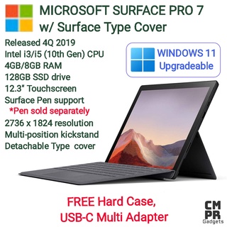 Microsoft Surface Pro 7 w/ Surface Type Cover