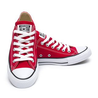 Converse Chuck Taylor All Star Core Men' s and women's shoes color red white Student shoes