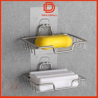 Soap holder DAILYMALL stainless steel soap rack in the bathroom, kitchen, no need to drill the wall