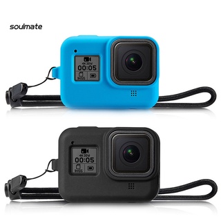 sou Silicone Camera Sleeve Lens Cap Cover Protective Frame Case for GoPro Hero 9
