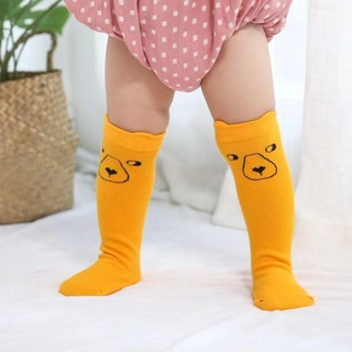 Cute Baby Cotton Knee High Socks Non-Slip Korean Baby Stockings Long Socks Knee High Socks