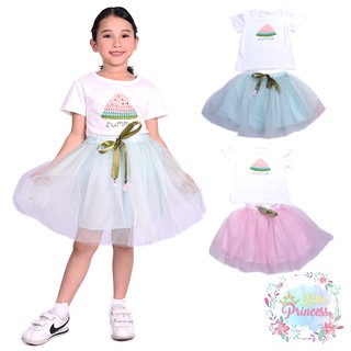My Little Princess Kids Fashionista Fluffy Tutu Skirt Princess Party Dress set T14