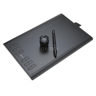 【Ready Stock]❀○Gemei Huion Graphic Drawing Tablet Micro USB New 1060PLUS without Memory Card 12 Expr