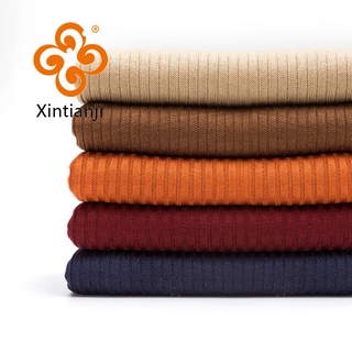 Knitted viscose wool anti-pilling acrylic blend rib fabric diy fabric 0.5 meter A0346 (1)