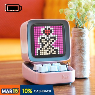 hot Divoom Ditoo Retro speaker Bluetooth Portable Speaker DIYLED Screen By APP Electronic Gadgetgift (1)