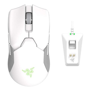 ♝♟Razer Viper Ultimate Mercury Edition With Charging Dock Gaming Mouse (Black / White)