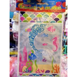 [Wholesale] 10 pcs Mermaid Tail Loot Bag Party Supplies Gift Bag -Decor (3)