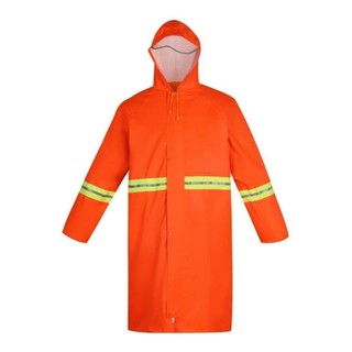 X.D Raincoats Sanitation Worker Long Raincoat Men and Women Adult One-Piece Waterproof Thickened Rai