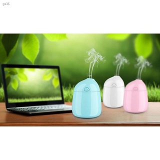 quality○♞Mini mute aromatherapy essential oil humidifier USB small sprayer office air purifier LED
