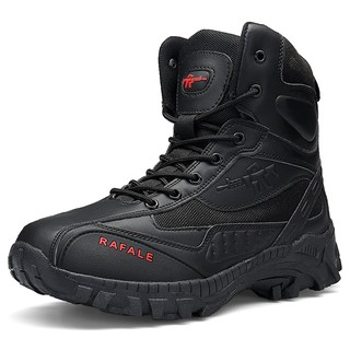 【COD】High-cup Tactical boots men's shoes outdoor leisure hiking boots duty boots men's desert shoes cycling shoes motorcycle boots jungle boots (9)