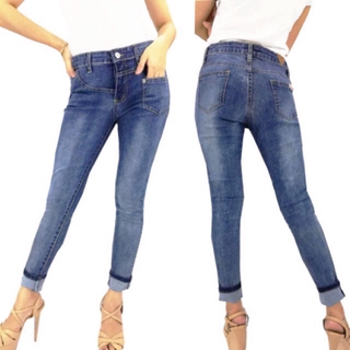 Korean fashion denim skinny jeans