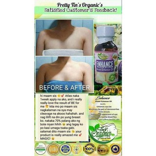Breast care✈☎Tin's Organics Enhance Breast Enhancer Oil 15ml, Pampalaki ng Boobs, Breast Care