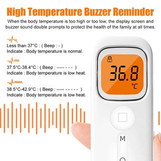 SaLorie Thermometer Non-contact infrared thermometer Baby body/forehead temperature digital infrared high fever forehead (6)