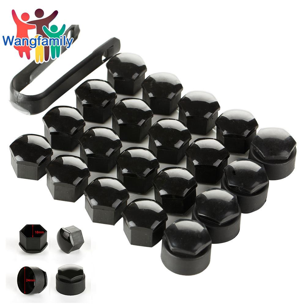 20pcs Car Wheel Nut Cover Screw Bolt Caps with Removal Tools