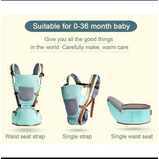 3 in 1 Baby Carrier with Hip Seat (Detachable)needs