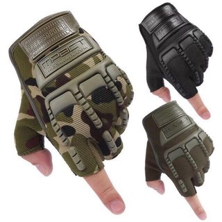 Cool half-finger motorcycle/bicycle rider protective gloves