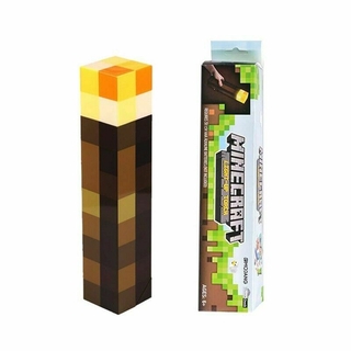MINECRAFT Torch Light Hand Held or Wall Mount Night Light up Lamp Toys Kids Gift For Children Playing.