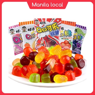 LMALL Food QQ Sweet Soft Fruit Gummy Sugar Candy 20g Want Want WangZai旺仔QQ糖