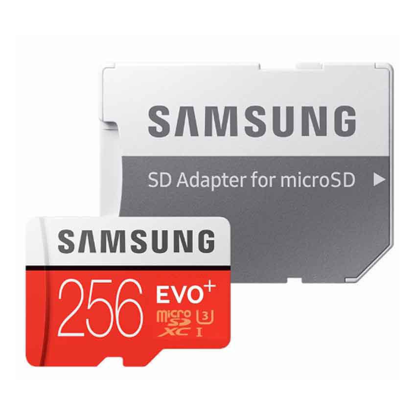 Ready Samsung EVO Plus U3 Memory Card 256GB C10 TF Card Micro SD 256G + Adapter (2)
