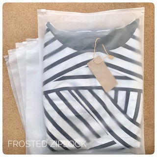 1PC Frosted Ziplock Packaging for Clothes