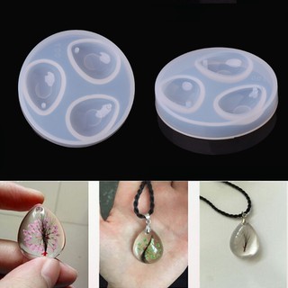 YOI*DIY Silicone Pendant Water Drop Gem Mold Resin Casing Craft Making Tool Jewelry