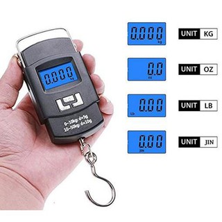 Luggage Scales✢∋EMB 50kg/10g Portable Electronic Hanging Weighing Scale WH-A08