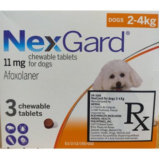 Nexgard Afoxolaner (3 tablets per box)