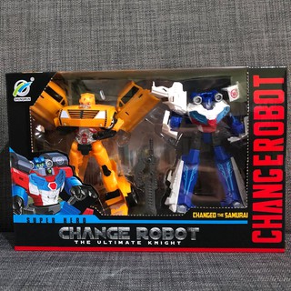 Change Robot Optimus and Bumblebee Transformers like Toy (3)