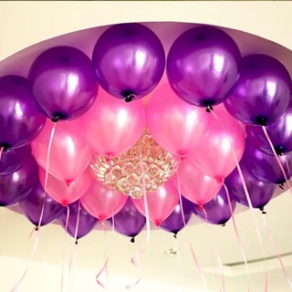 100pcs 10inches metallic balloon #####