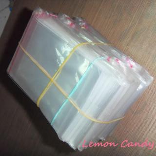 ✨Lemon✨200Pcs Clear Small Plastic Bag Self Adhesive Seal Fit Jewelry Package Bag 6x11cm
