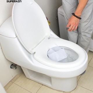 SUPER 10 Sheets Disposable Toilet Seat Cover Mat Travel Toilet Paper Pad (6)