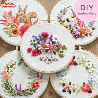 HW DIY Europe Stereoscopic Embroidery Handcraft Needlework Cross Stitch Kit Embroidery Home Decor