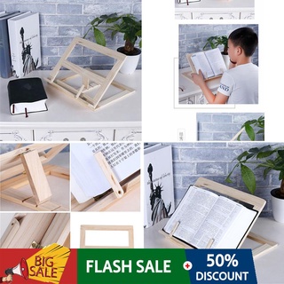 ♗【PHStock&COD】Book holder Wooden Easel Book stand / Recipe Holder / Reading Frame