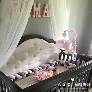 Handmade Braided Baby Crib Bumper Strip (9)