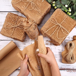 GIFTKRAFT PAPER۞✿❈1 Meter Honeycomb Paper Wrapper Cushioning (Bubble wrap eco friendly alternative)