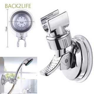 BACK2LIFE Adjustable Shower Head Bracket Vacuum Shower Handset Bathroom Accessory Suction Cup Toilet Wall Mount Strong Hand Shower Head Holder