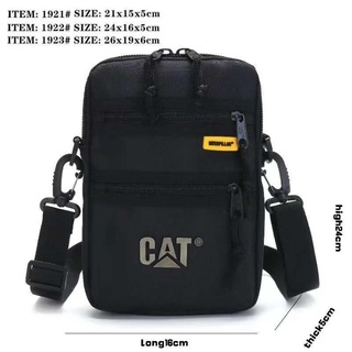 TDKK 88￥ C-A-T Shoulder Bag Men's Handbag Small Bag 4 Zipper Nylon Bag Vertical Crossbody Sports Ox