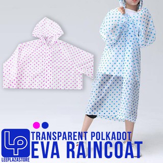 *Transparent Polka Dot Raincoat