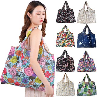 Reusable Bag Eco-Friendly Grocery Foldable Shopping Bags Slight Duty Folding Tote Bag (1)