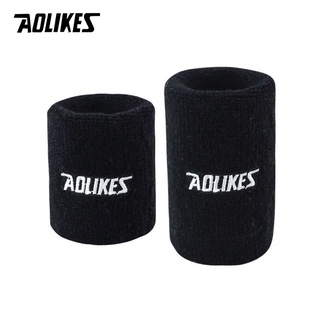 AOLIKES 1PCS Men Women Sweatbands Sport Outdoor Badminton Wristbands for Working Out Exercise Tennis Basketball Running Athletic Sweat Cotton Headband