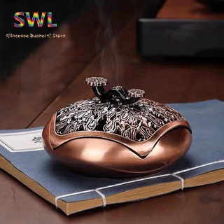 【SWL】Incense Burner Holder Buddhism Coil Censer Line Incense Coil Aroma BurnerStick Sandalwood