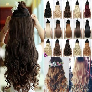 Be✨Hair Extensions Wig Clip Big Layer Long Wavy Curly Wigs