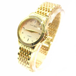 [Kusu] CX060 CA1628 Cacirel Mesh Strap Femme Golden Watch CX060