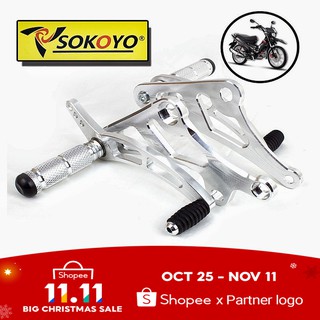 Original SOKOYO RAIDER 150 REAP Set 5065 /single /half shifter raider150 carb type Alloy Pedals