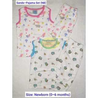 Small Wonders Sando/Tshirt-Pajama Set (Newborn) (6)
