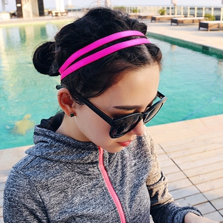 Sports Yoga Stretch Headband Women Elastic Band Hair Rope Hair Accessories multi-color FH (6)