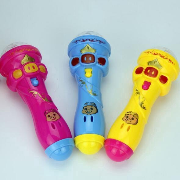 Funny Singing Lighting Wireless Microphone Gift Music Karaoke Cute Mini Speaker Toy (4)
